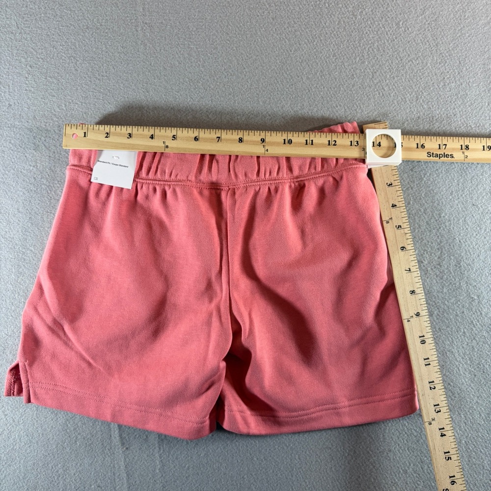 Nike Girls Sportswear Fleece Shorts Pink DA1405-603 Size Medium NWT - Picture 4 of 5